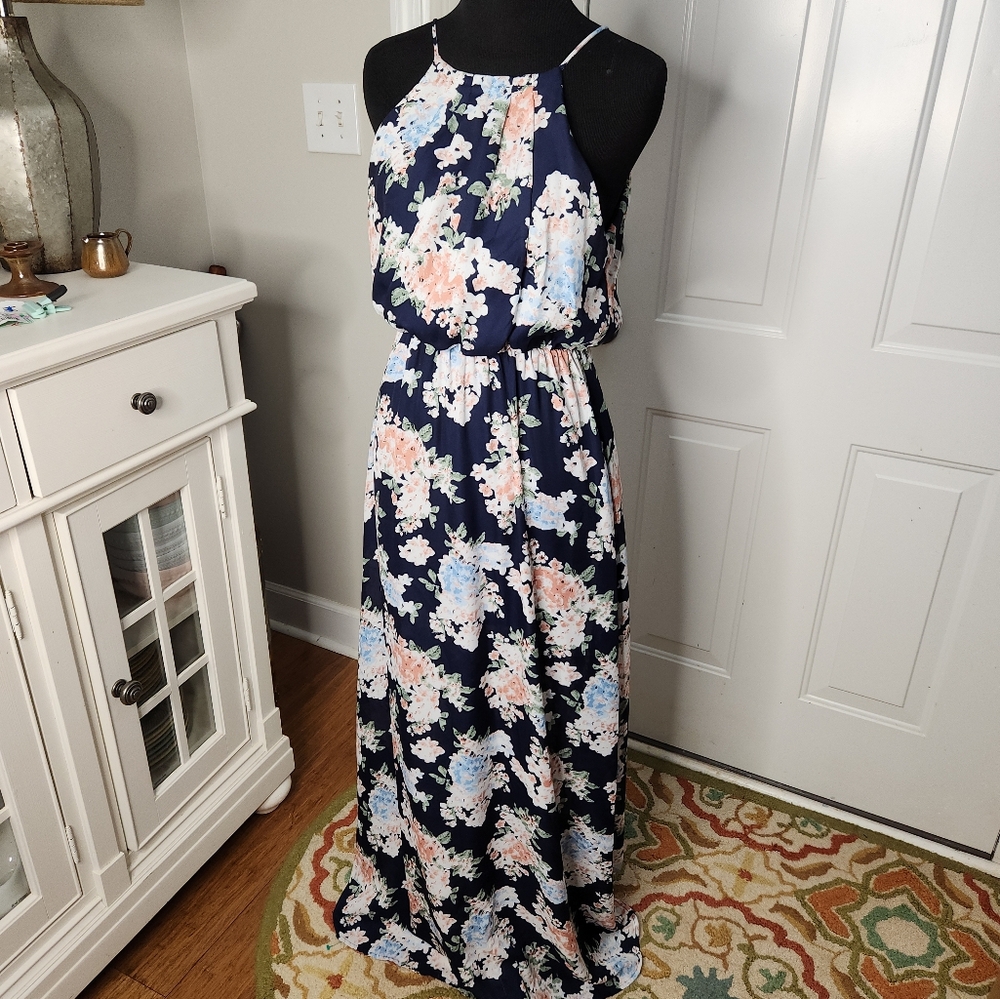 IJOAH Floral Maxi Dress‎  Size Small